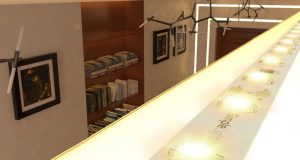 LED strip with warm white light