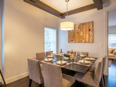 dining with pendant light