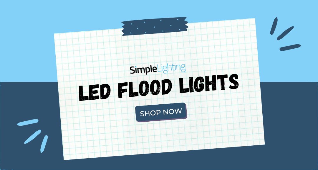 LED flood light banner