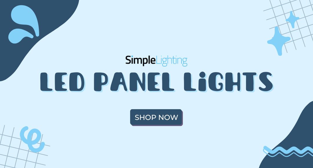 LED panel lights banner