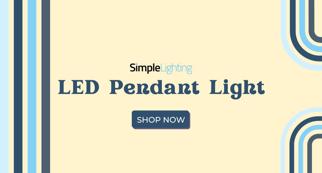 LED pendant light banner