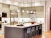 kitchen with pendant lights