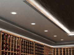 Cellar with downlights