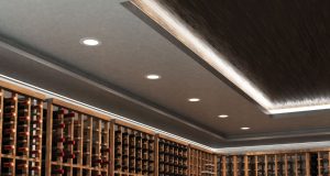 Cellar with downlights