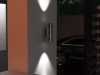 LED wall light