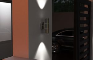 LED wall light