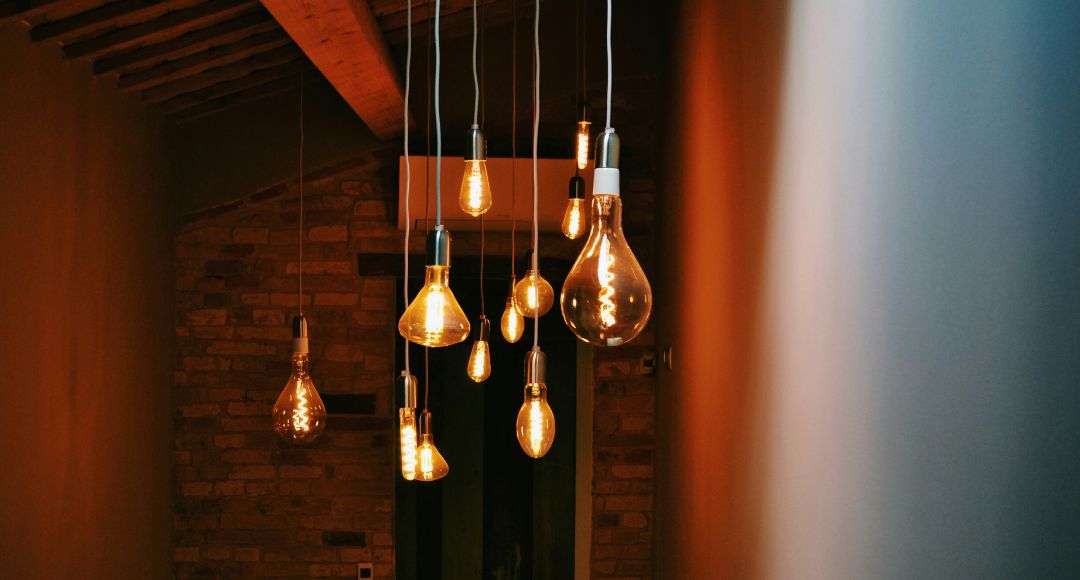 different filament LED bulbs