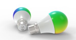 Two Colour-Changing LED Bulbs