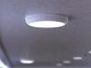 LED downlights installed in hotel ceiling.